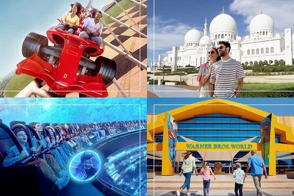 Abu Dhabi Adventure: Mosque Majesty & Ferrari Thrills!