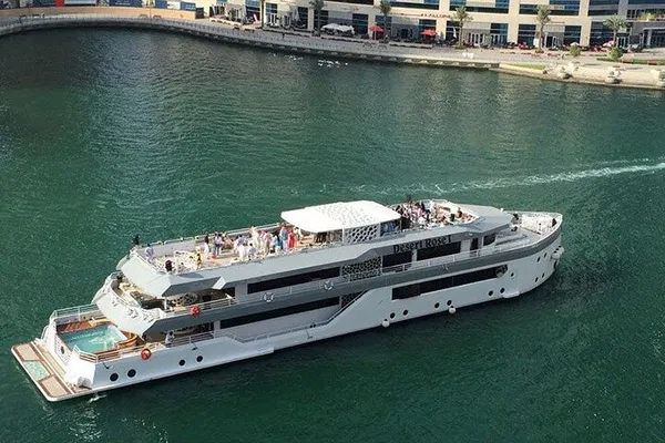 Dubai's Dazzling Lotus Yacht Dinner Cruise: Dine, Dance & Discover!