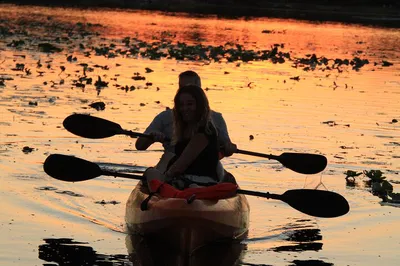 Sunset Serenity: Casselberry's Secret Lake Kayak Adventure