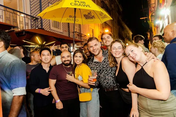 Lisbon's Ultimate Nightlife Adventure: Pub Crawl with VIP Club Access