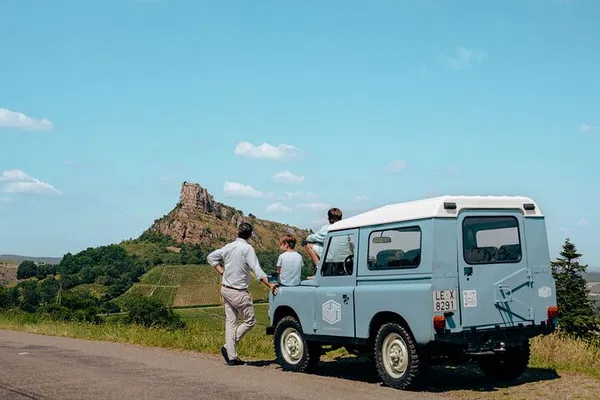 Uncork Burgundy's Charm: A Vintage Land Rover Wine Adventure
