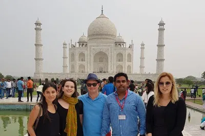 Unveiling Agra's Wonders: A Private Taj Mahal, Heritage Walk & Rickshaw Experience