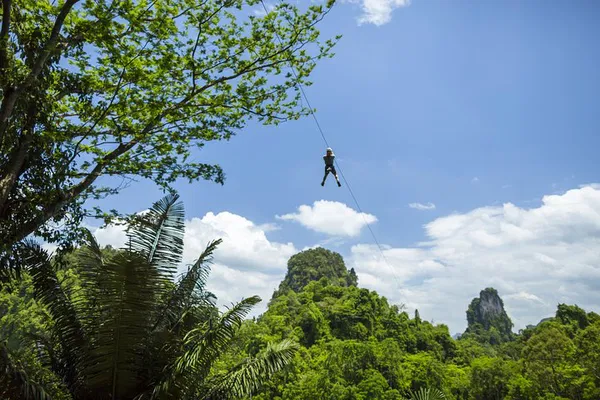 Krabi's Ultimate Zipline: Soar Through Limestone Karsts!