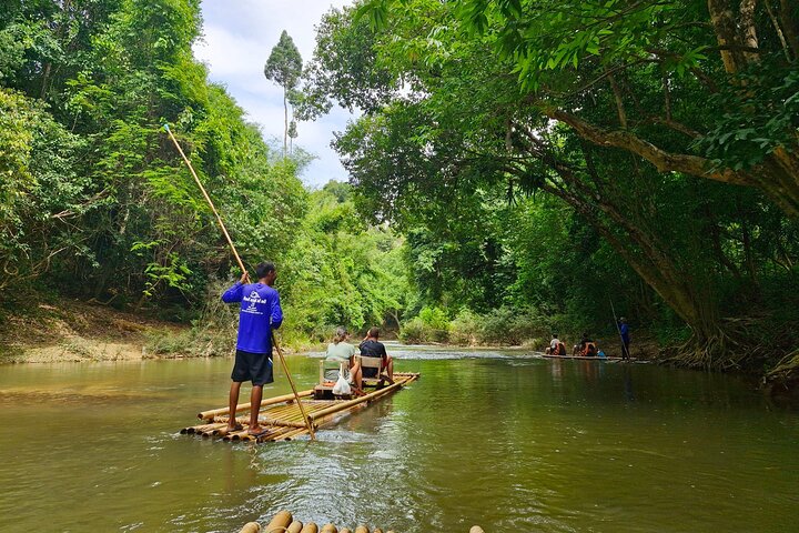 Bamboo Rafting Adventure: Unveiling Khao Sok's River Majesty