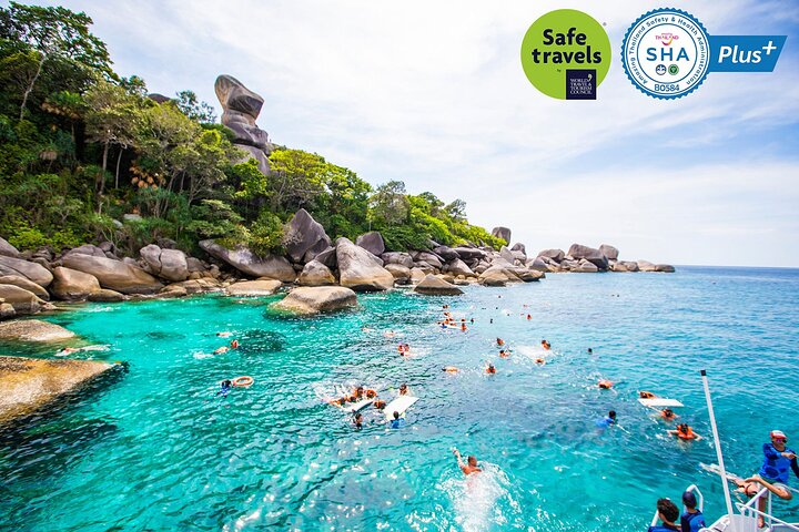 Discover Underwater Paradise: Similan Islands Snorkeling Adventure from Phuket