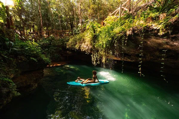 Dive into Adventure: 3 Waterfall Cenotes, Tequila & Mayan Culture!