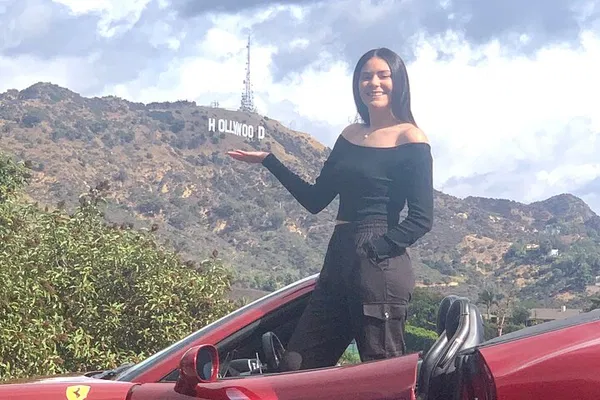 Hollywood Dream Ride: Ferrari Tour to the Iconic Sign!