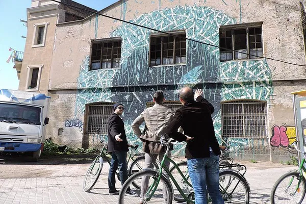 Barcelona's Graffiti Canvas: A Bicycle Street Art Adventure