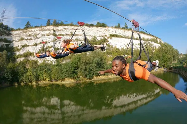 England's Longest Zipline: Bluewater Adventure!