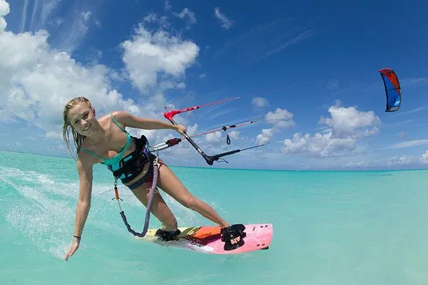 Catch Air: Beginner Kitesurfing Lesson in Belize's Seven Mile Beach
