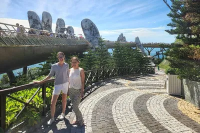 Da Nang's Iconic Landmarks: Golden Bridge, Lady Buddha & Dragon Bridge Adventure