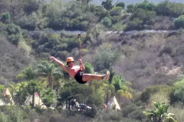 Zipline & Bufadora Blowhole Adventure from Ensenada