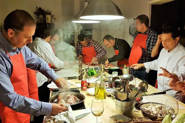 Barcelona Paella Class: Cook & Dine with Tapas!