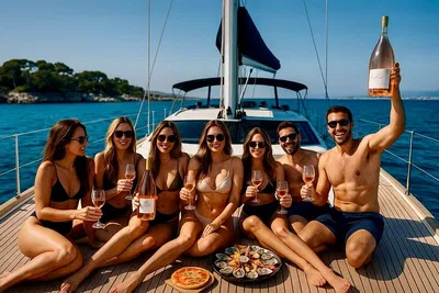 Cannes Sailing Fever: Private Yacht, Snorkel & Fun!