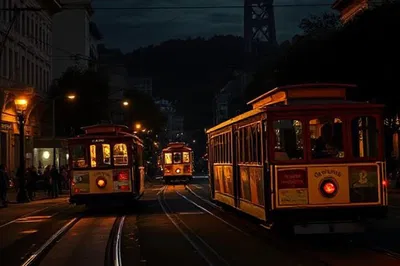 San Francisco Cable Car Night Ride w/ Audio Tour