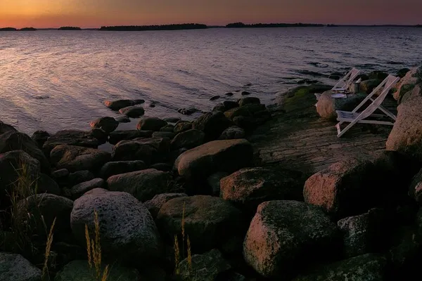 Helsinki's Midnight Sun: A Private Island Sunset Champagne Experience