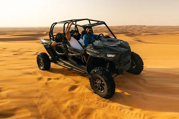 Thrilling Dubai Desert Adventure: Quad Biking, Camel Rides & BBQ!