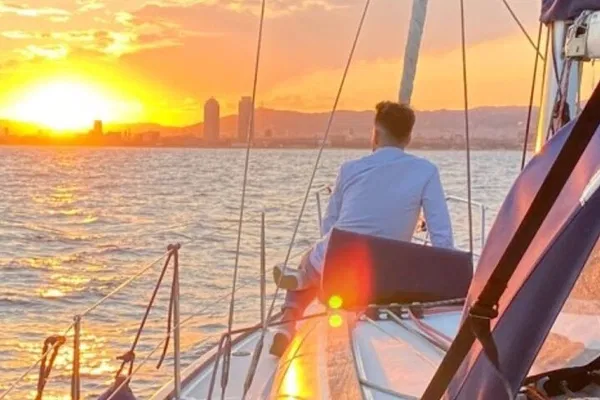 Barcelona Sunset Sail: Cava & Snacks Included!