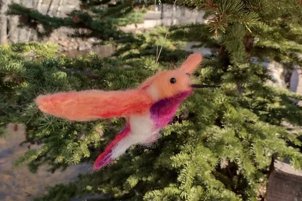 Craft a Hummingbird Keepsake: Felting Class in Estes Park!