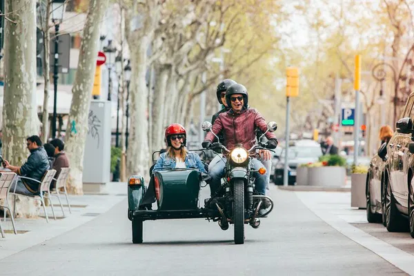Barcelona's Best Sights: A Half-Day Sidecar Adventure!