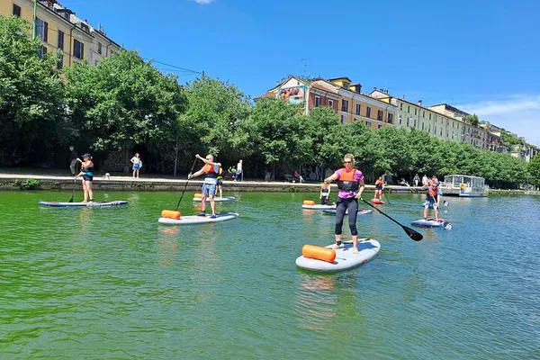 Glide Through Milan: SUP Adventure on the Navigli Canals