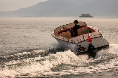 Bellagio's Golden Hour: A Vintage Sunset Cruise on Lake Como
